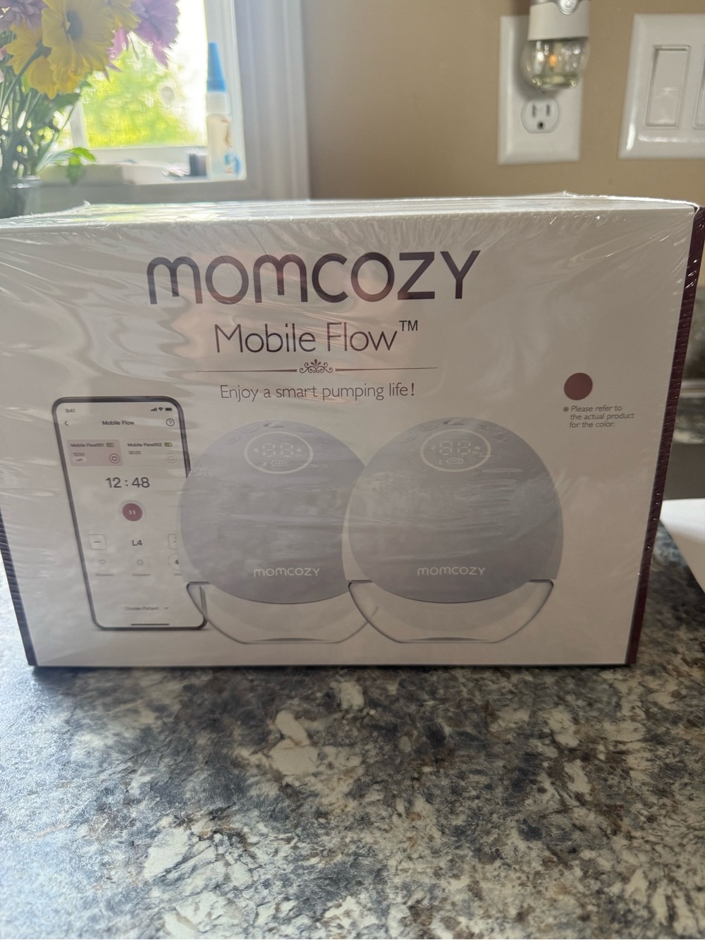 Mobile Flow Double Electric Breast Pump - Gray